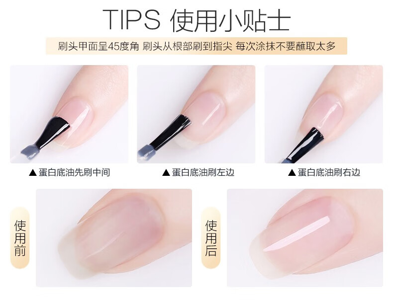 糖果小姐（Miss Candy） 健康指甲油  可撕拉 无刺激性气味美甲套装 底油亮油套装 SC215蛋白强韧护甲底油+快干高亮油+牛油果精华