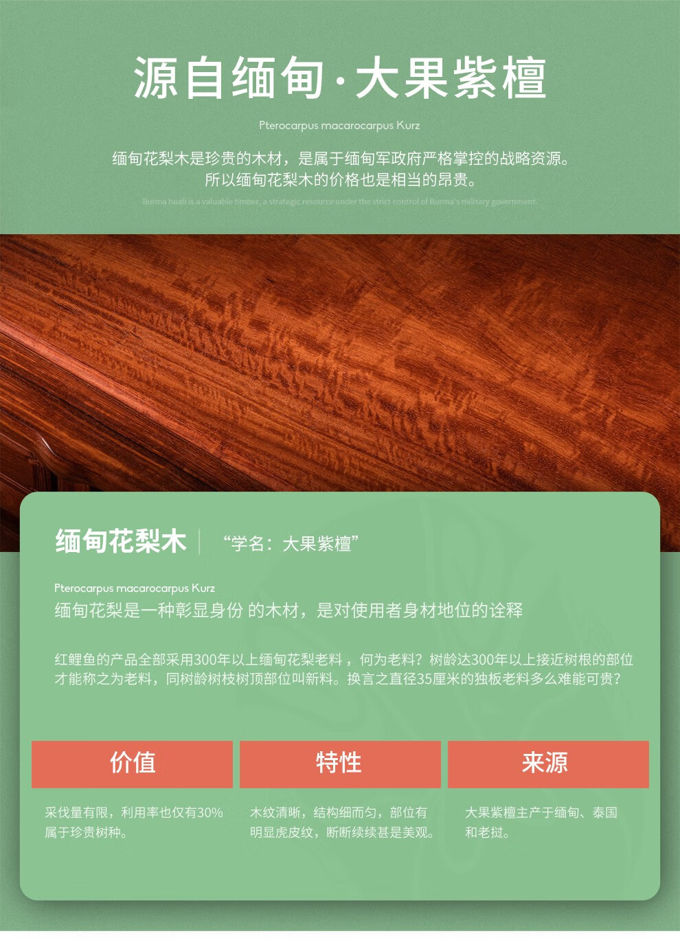 广典红木家具缅甸花梨（学名：大果紫檀）全实木大床 新中式实木床 婚床 新古典中式1.8米全实木大床 （大床定金或尾款专拍）