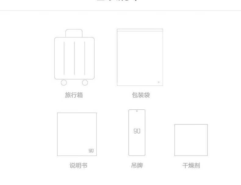 90分行李箱旅行箱男女万向托运皮箱1A 20英寸轻巧便利出差旅游行李箱 1A星空灰
