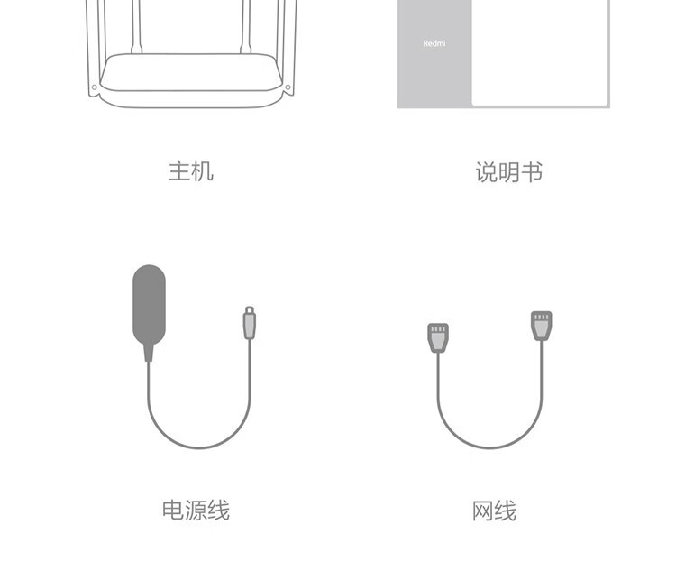 小米红米Redmi路由器AC2100全千兆端口路由家用高速5G双频漏油器 Redmi路由器 AC2100