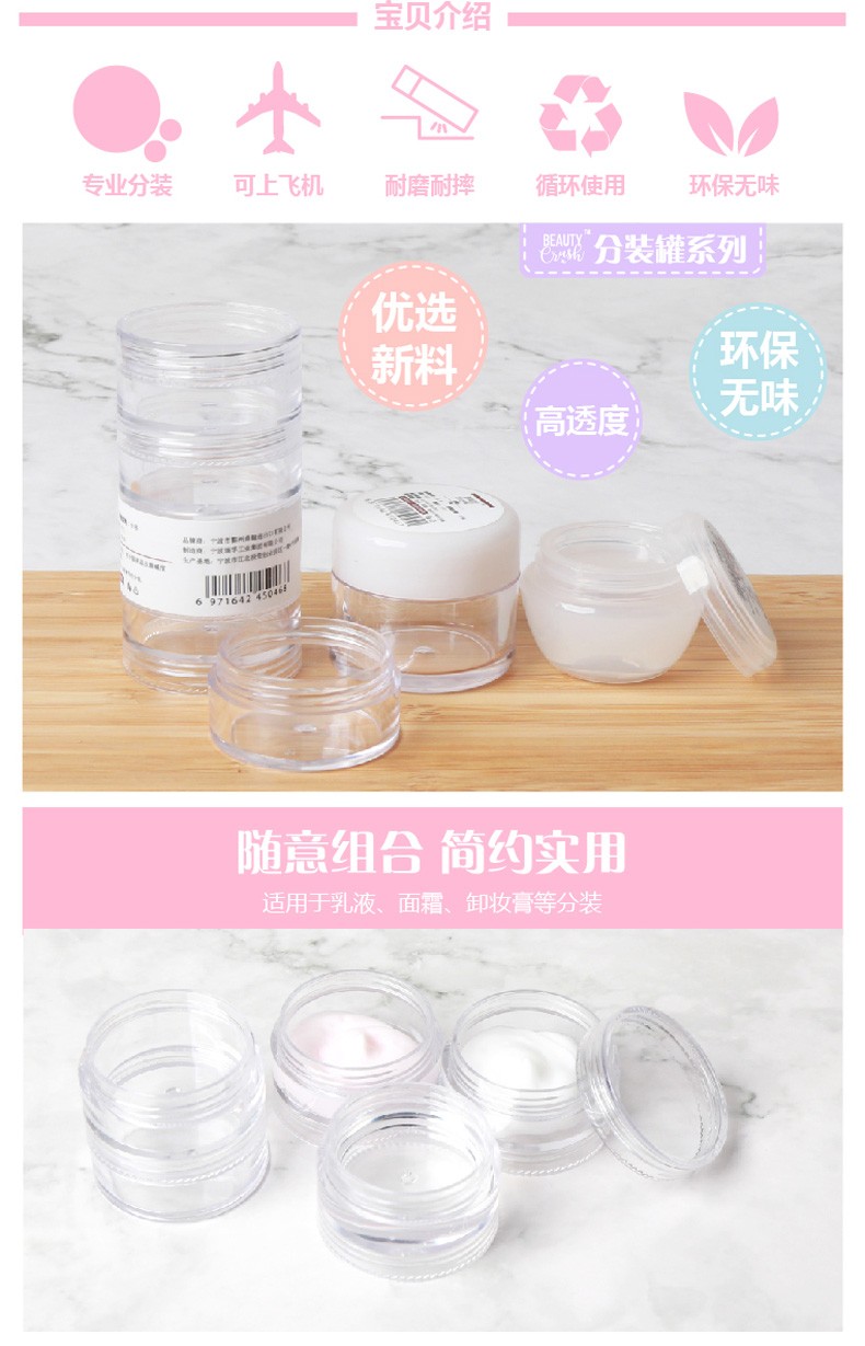 屈臣氏（Watsons）【屈臣氏】BEAUTYCRUSH PET旅行分装瓶便携分装喷雾瓶 乳液瓶18毫升