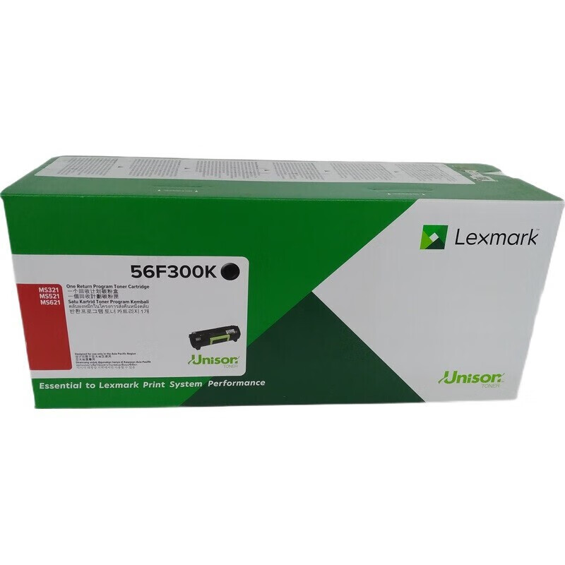 利盟（ Lexmark）56F300K粉盒  黑色 6000页