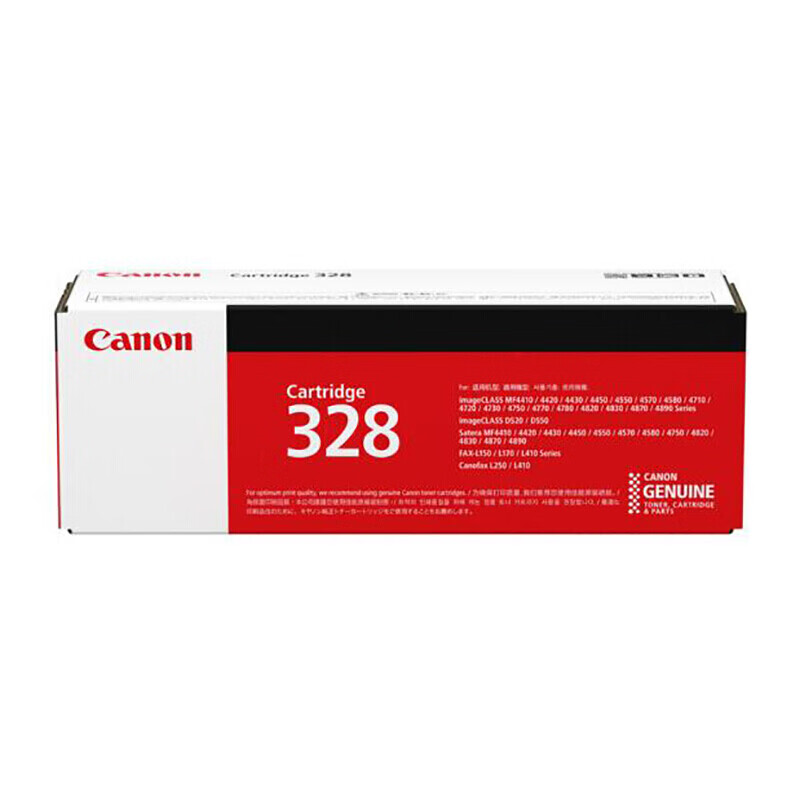 佳能（Canon） CRG-328 2100页 硒鼓 （计价单位：个） 适用MF4712/MF4720w/MF4752/FAX-L170 黑色