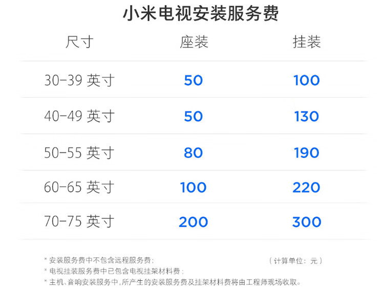 mi 小米电视4s l65m5-ad/5s 65英寸 4k 液晶电视