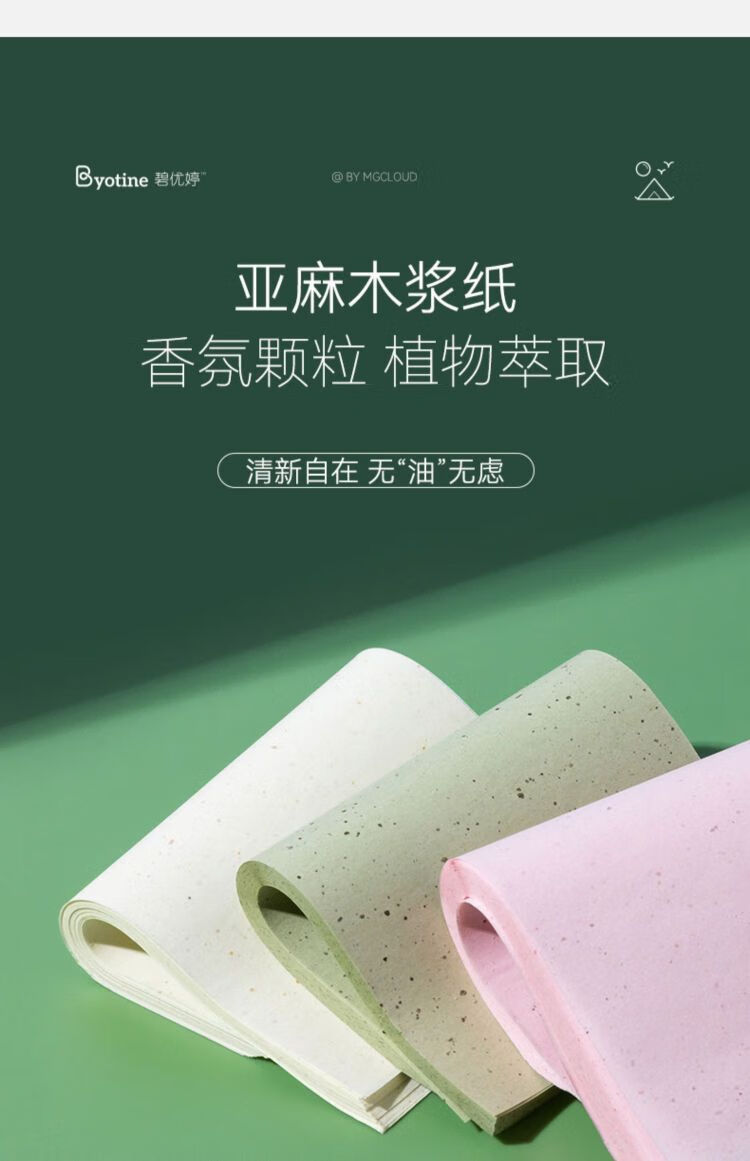300张吸油纸面部女控油收缩毛孔吸油面纸去油纸脸部男士 植物颗粒+绒面香氛600张