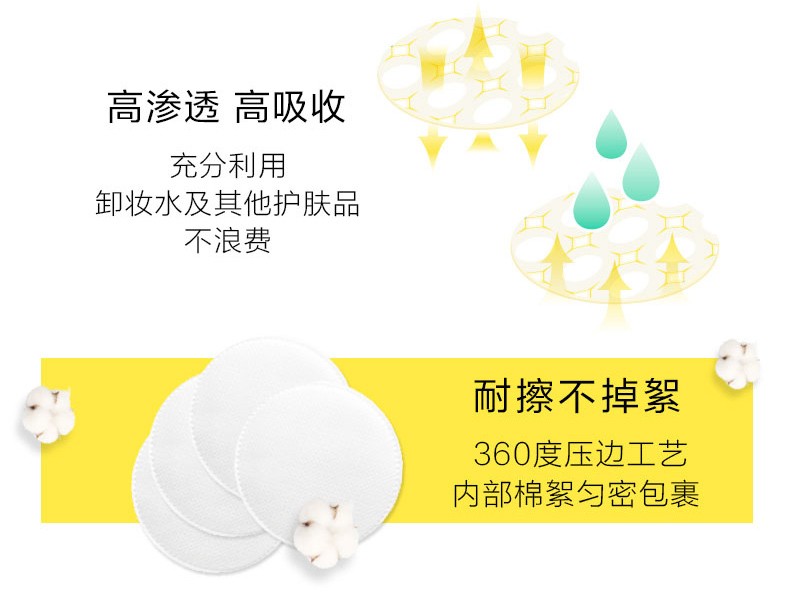 丝芙兰（SEPHORA） 柔肤加厚化妆棉卸妆棉片  225片装（新包装）