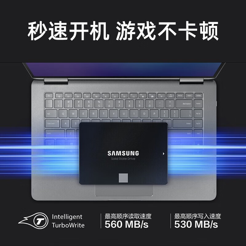 三星（SAMSUNG） 870EVO SSD固态硬盘 SATA3.0接口 台式机电脑笔记本固态硬盘 870 EVO 500G(MZ-77E500B)