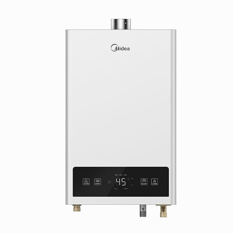 美的（Midea）JSQ30-16HPC 16L燃气热水器 稳流恒温强排式天然气 低水压可启动高清大屏