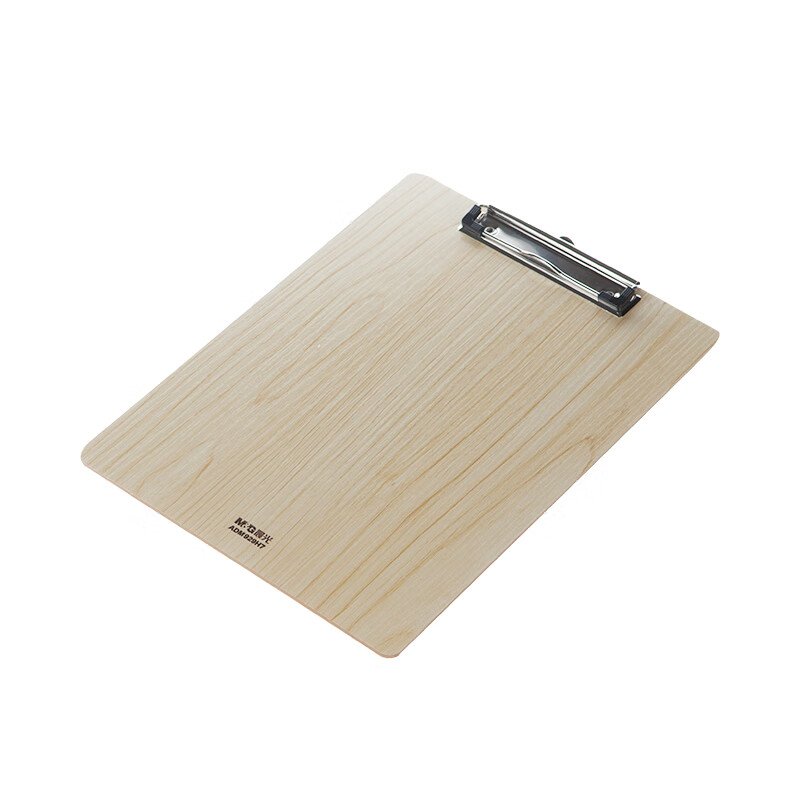 晨光木纹书写硬板夹A4学生加厚写字垫板办公文件夹板ADM929H7 单块