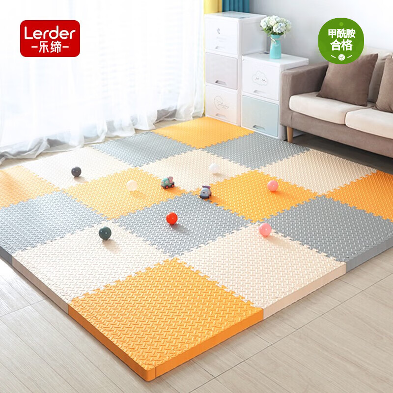 其他品牌 地毯/地垫 30*30CM 宝宝爬行垫9片拼接泡沫地垫加厚婴儿爬爬垫榻榻米防摔垫子 单位：块