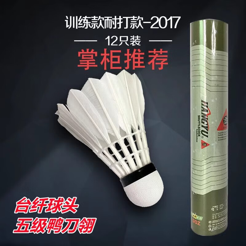 航宇 羽毛球 2107  羽毛球训练比赛用球 12只/筒