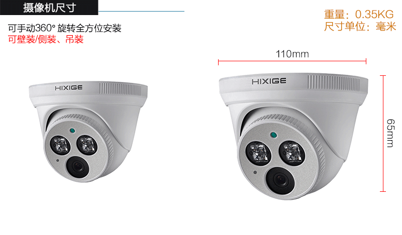 普联tplink360度全景监控摄像头室外防水wifi无线4g网络球机云台旋转