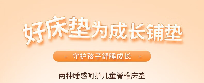 Sweetnight 儿童床垫20cm厚环保椰棕护脊弹簧硬垫棕垫定制可定做 克斯 2cm天然环保椰棕+护脊弹簧(20cm) 1.2米*2米