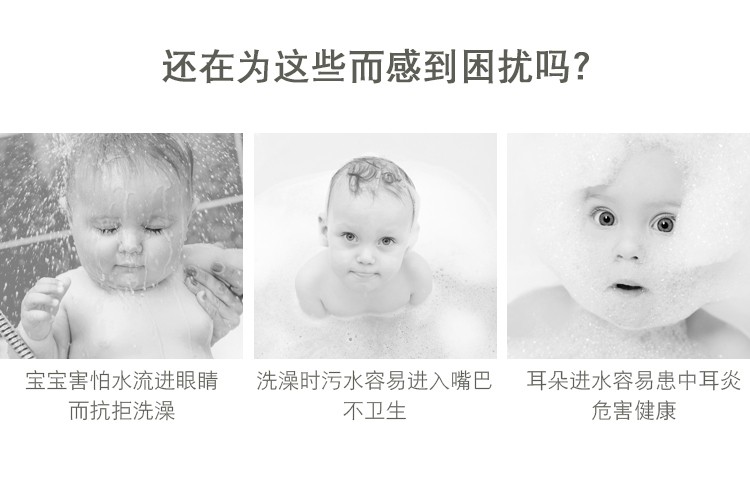 全球仓 儿童浴帽防水护耳洗澡帽头罩洗头吸水帽硅胶女童小男孩婴儿洗头浴帽宝宝男童小女孩洗头干发套防水帽 绿色