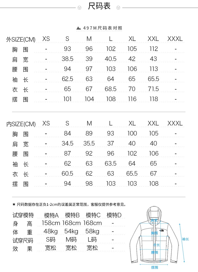 【经典款】thenorthface北面防水保暖冲锋衣三合一女户外|497m l64