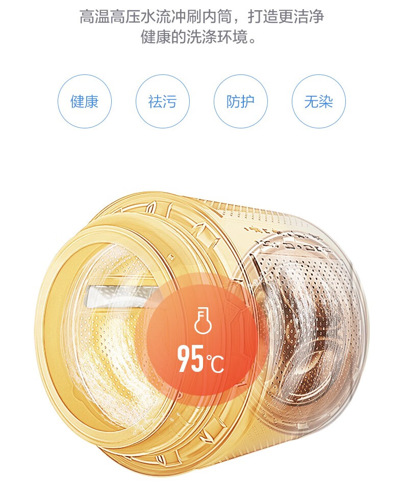 美的 变频 滚筒洗衣机 一级能效 10公斤 图10