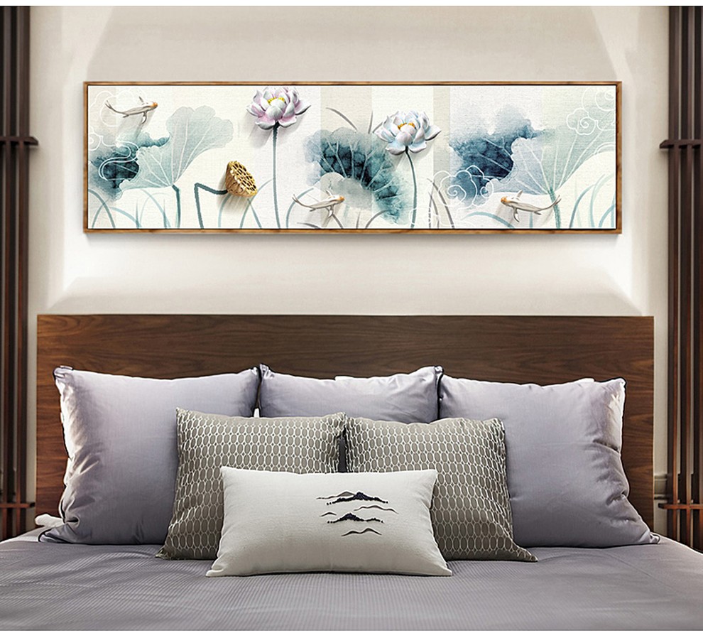 艺缇 床头画 老人儿童房间床头挂画卧室挂画床头挂画麋鹿装饰画北欧