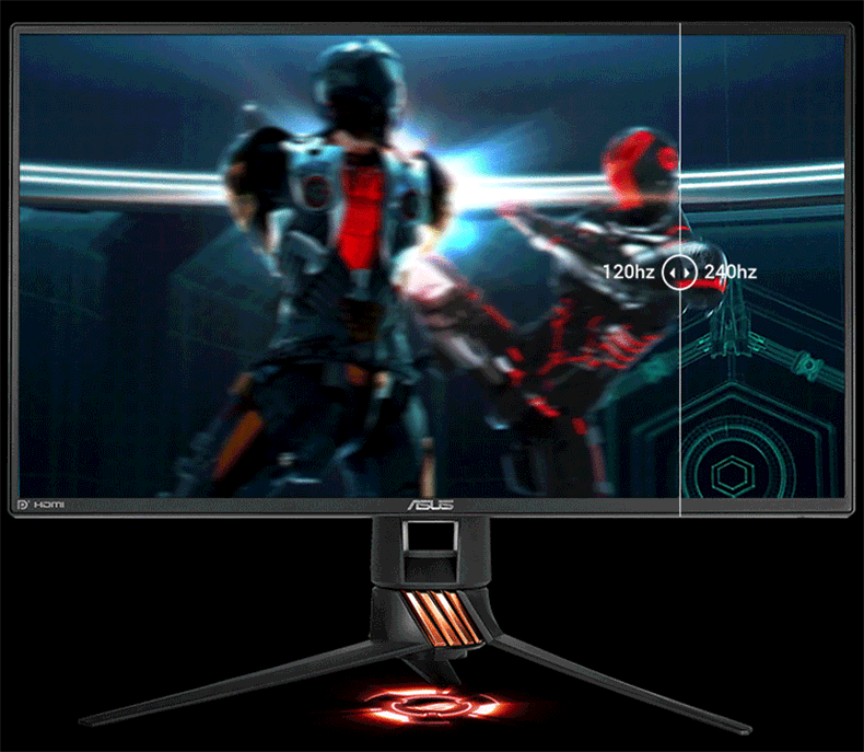 华硕(asus)rog 玩家国度系列 24寸 高刷新率 高清吃鸡