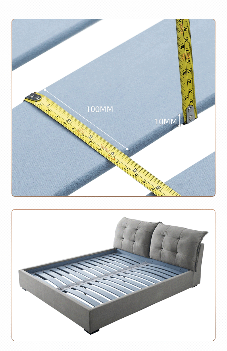 8米 d059a 深灰sf528(非储物款) 金钻1乳胶床垫 150*200cm