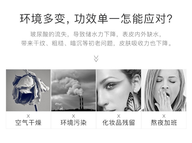 形象美（images）【2瓶组合装】安瓶精华大瓶玻尿酸原液烟酰胺原液精华水 2瓶组合装