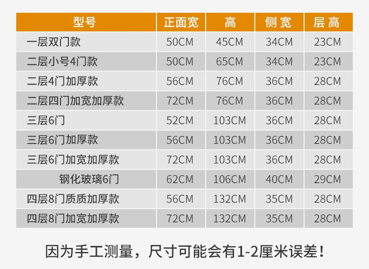 简易餐边柜三层组装不生锈铝合金柜厨房柜置物架放碗柜酒柜简易碗柜储物柜收纳柜多功能组装家用厨房灶台柜 三层六门果绿色52*35*104