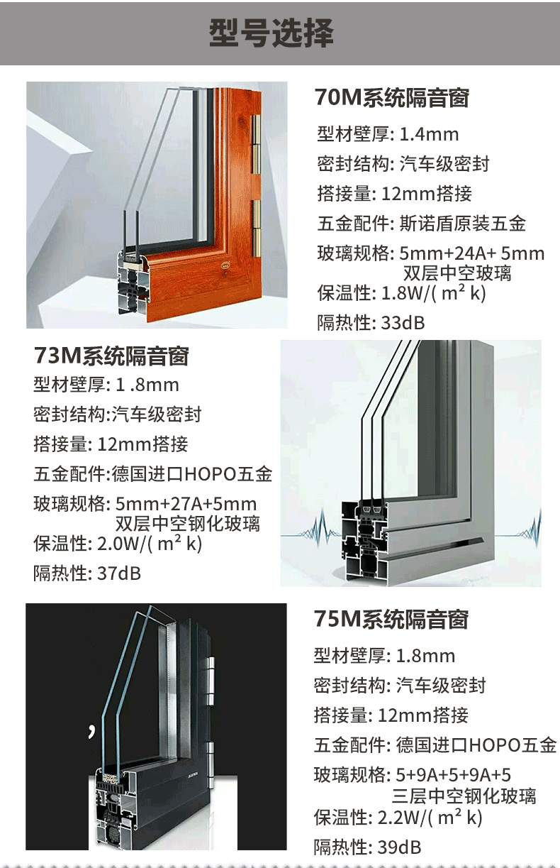 斯诺盾 断桥铝门窗封阳台铝合金门窗钢化玻璃隔音窗户