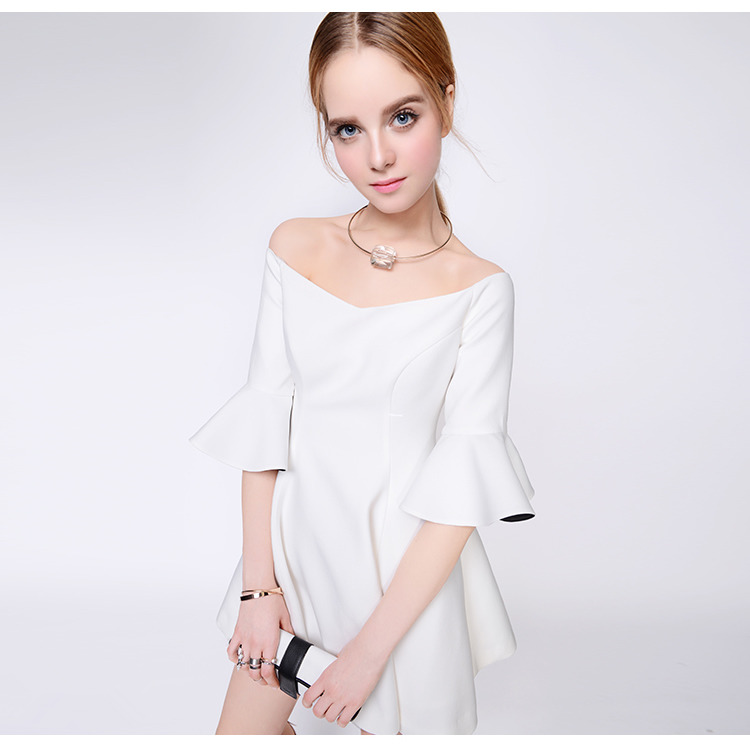 Mr. Yang 2015 summer new European site a field for your shoulders beauty dresses the waist dress dress white M pictures, price, brand platters! Elections are good character, the national distribution, so why buy now enjoy more preferential! Health