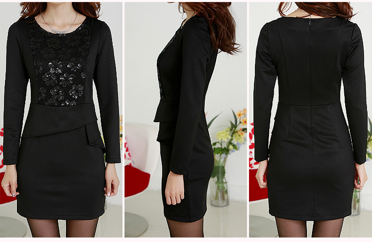 C.o.d. 2015 Summer new Korean elegant flower waist folds positioning round-neck collar long-sleeved stitching thin temperament dresses and color pictures, prices, XL brand platters! The elections are supplied in the national character of distribution, so action, buy now enjoy more preferential! As soon as possible.