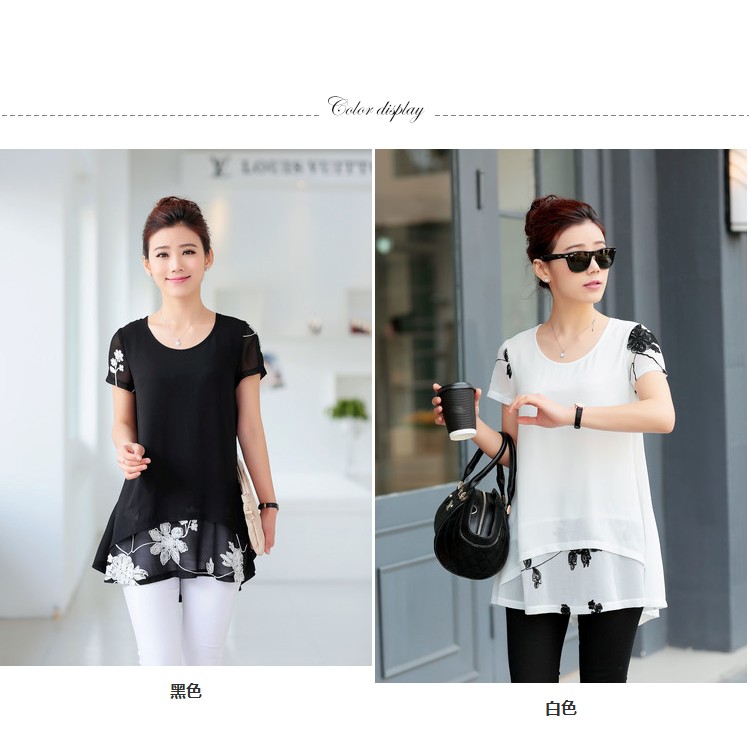 Sit back and relax, the year older women 2015 summer new loose snow woven large code MOM with a short-sleeved shirt yumo 1588 color black XXL pictures, price, brand platters! Elections are good character, the national distribution, so why buy now enjoy more preferential! Health