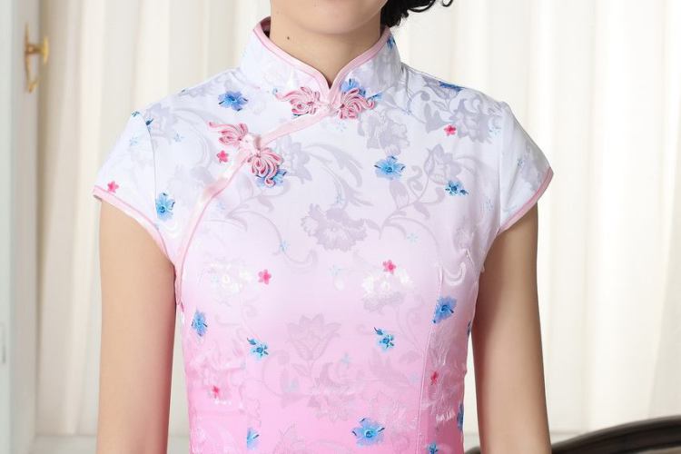 Nigeria, the lady stylish jacquard cotton cultivating short cheongsam dress new Chinese qipao gown picture color XXL pictures, price, brand platters! Elections are good character, the national distribution, so why buy now enjoy more preferential! Health