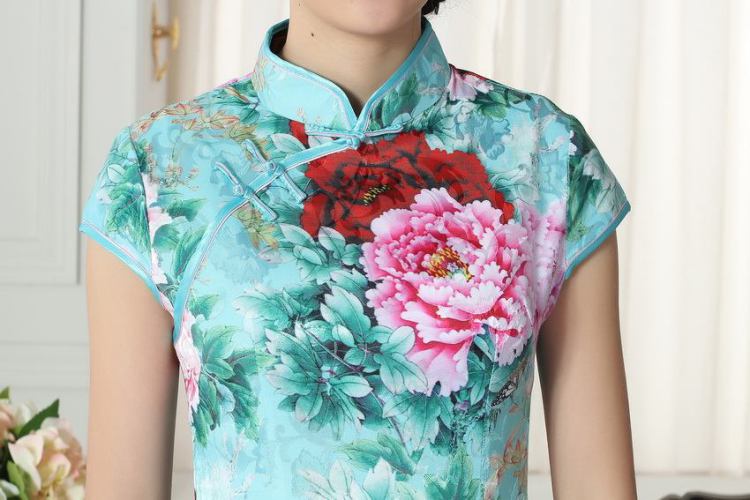 Nigeria, the new summer elegance Chinese qipao Chinese graphics thin short cheongsam picture color XL pictures, price, brand platters! Elections are good character, the national distribution, so why buy now enjoy more preferential! Health