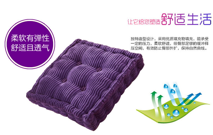 
                                        路派LUPAI 加厚榻榻米坐垫地板椅子垫 榻榻米坐垫活力橙 40*40cm                
