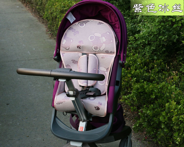 
                                        梦马专为stokke推车设计凉席宝宝车凉席stokke xplory婴儿车凉席童车凉席 亚麻组合                