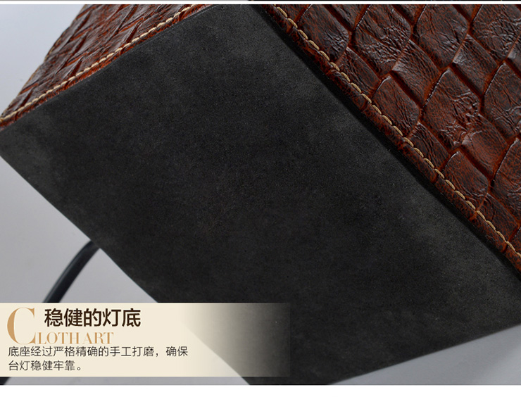 钻龙 美式台灯 卧室装饰台灯PVC客厅台灯婚庆装饰台灯欧式台灯 花色