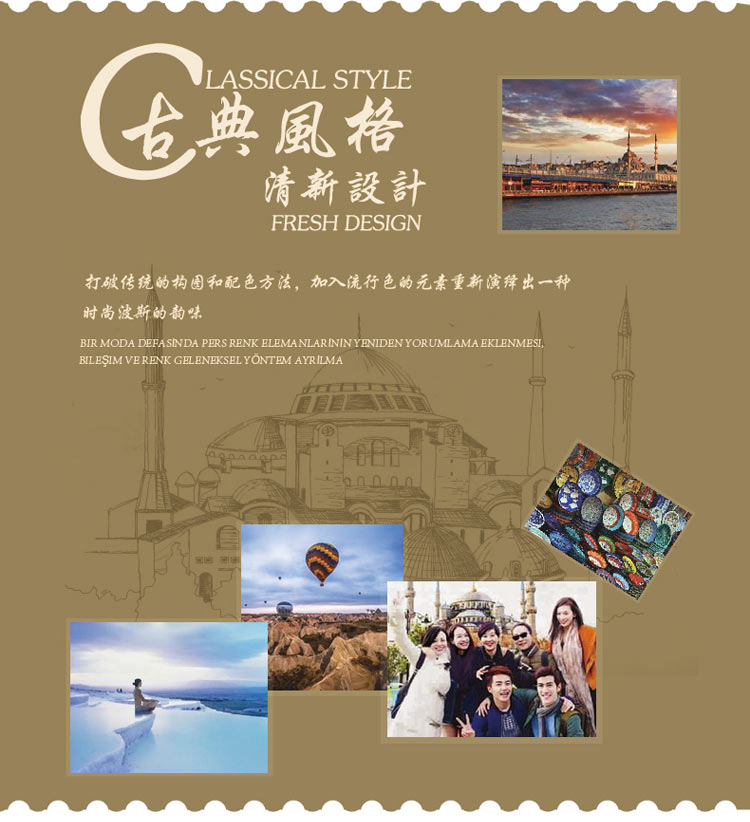 
                                        优立地毯 土耳其进口波斯地毯 欧式现代地毯客厅地毯卧室茶几地毯 TH-221 2400MMx3400MM                