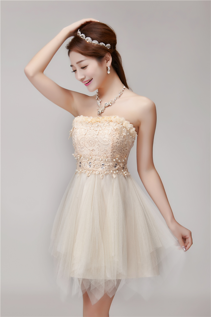 The 2015 summer lip dresses manually staple pearl diamond temperament and Sau San groups chest bridesmaid dress skirt white L picture, prices, brand platters! The elections are supplied in the national character of distribution, so action, buy now enjoy more preferential! As soon as possible.
