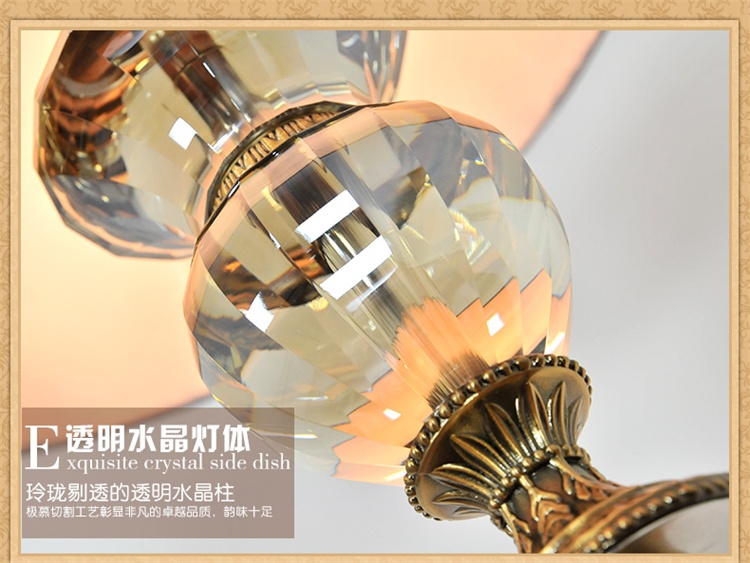 落地灯欧式新古典水晶LED落地灯后现代客厅书房卧室落地灯L31