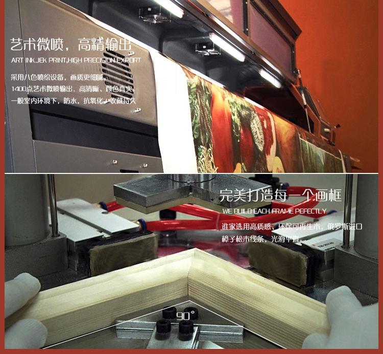
                                        奇野 现代客厅装饰画沙发背景墙有框壁画玄关过道挂画酒店会所卧室墙画   三联花卉风景画 江南 60x60cmx3件套                