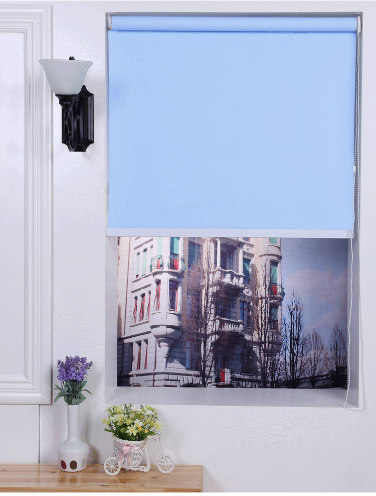 GRACEBLINDS 防水全遮光卷帘  阳台  卫生间  办公室定制拉珠卷帘 加厚配件/全遮光 定制颜色与尺寸请联系客服