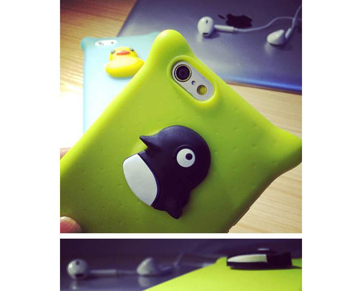 可爱iPhone5s手机壳4.7卡通情侣苹果6 plus硅胶套5.5防摔潮女 玫红米妮 iPhone6 Plus