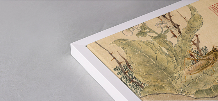 梵格 高档现代中式客厅装饰画玄关壁画书房挂画世界名画家居装饰 金色VCK013 120*30