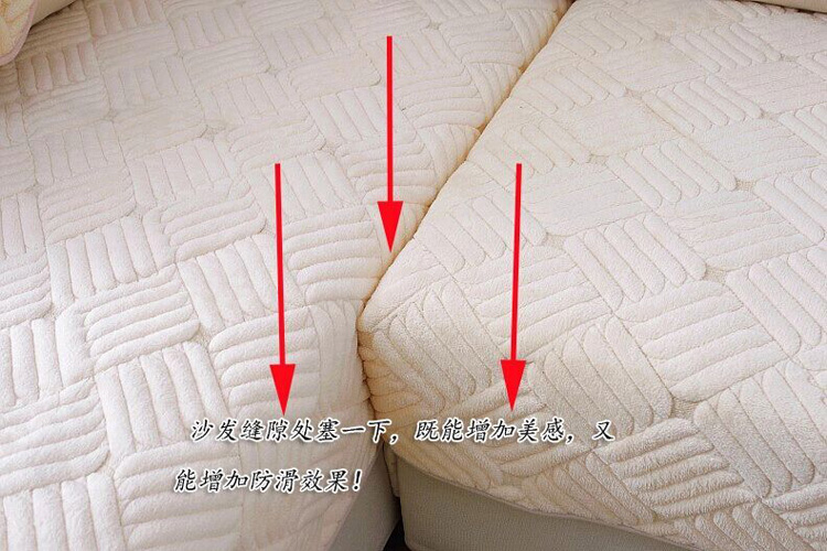 至佑沙发垫布艺时尚加厚防滑组合沙发田园短毛绒纯色沙发罩秋冬沙发盖布法兰绒 浅紫色 110*180cm