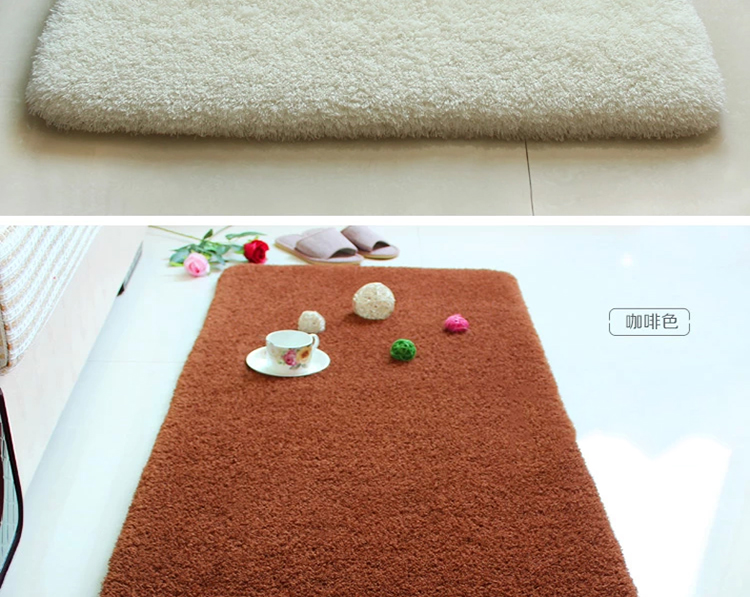 DAJIAOZHI加厚绒毛地毯卧室房间满铺床边毯飘窗地毯地垫榻榻垫 定制5-7天发货