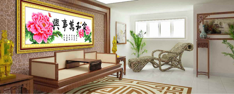 5D钻石十字绣新款钻石画贴钻十字绣新款钻石绣 魔方钻210*76厘米