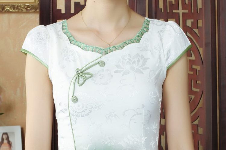 For Pont Sondé Ms. Diane cheongsam Chinese dresses Chinese wind stylish improvements I should be grateful if you green dress cheongsam picture color XXL pictures, price, brand platters! Elections are good character, the national distribution, so why buy now enjoy more preferential! Health