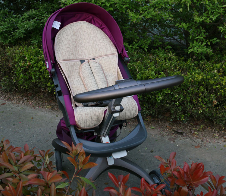 
                                        梦马专为stokke推车设计凉席宝宝车凉席stokke xplory婴儿车凉席童车凉席 亚麻组合                