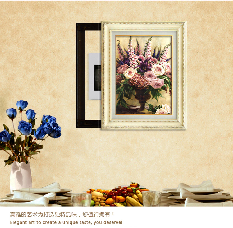 
                                        遮挡电表箱装饰画创意配电盒总开关电源箱电闸箱配电箱挂画 L 63*80/内径53*70                
