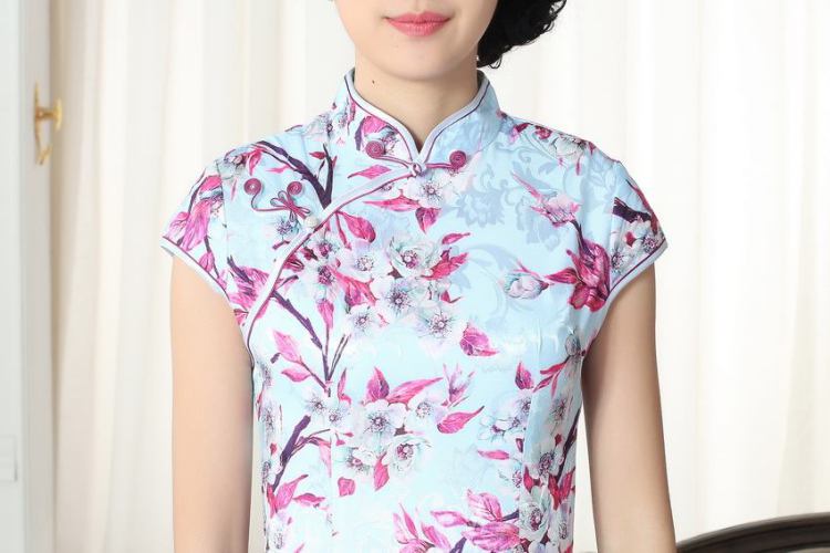 Nigeria, the new summer elegance Chinese qipao Chinese graphics thin short cheongsam picture color XXL pictures, price, brand platters! Elections are good character, the national distribution, so why buy now enjoy more preferential! Health