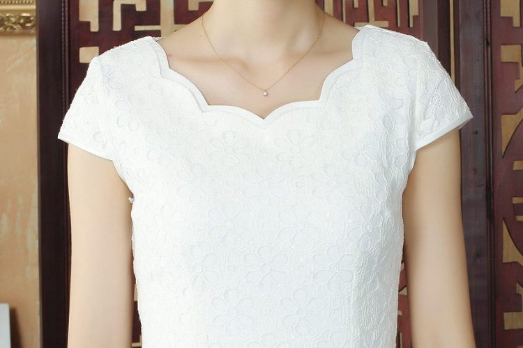 For Pont Sondé Ms. Diane cheongsam Chinese lace cheongsam dress stylish daily short cheongsam dress, picture color XXL pictures, price, brand platters! Elections are good character, the national distribution, so why buy now enjoy more preferential! Health