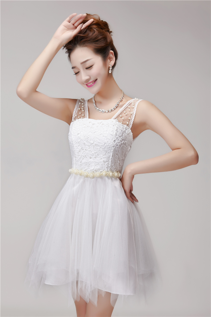 Ms Louisa , bridesmaid service 2015 new bridesmaid dresses in banquet dress sister skirt short, small dress summer apricot L pictures, price, brand platters! Elections are good character, the national distribution, so why buy now enjoy more preferential! Health